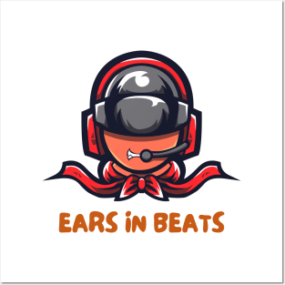 Ears in Beats Posters and Art